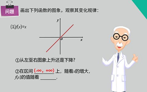 高中数学微课：函数的单调性